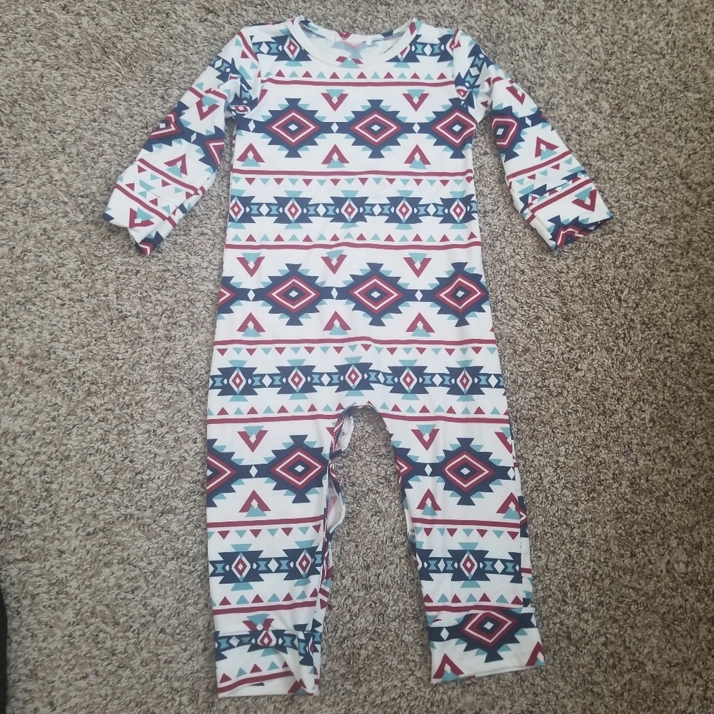 Bailey's Blossoms Tribal Print Jumpsuit